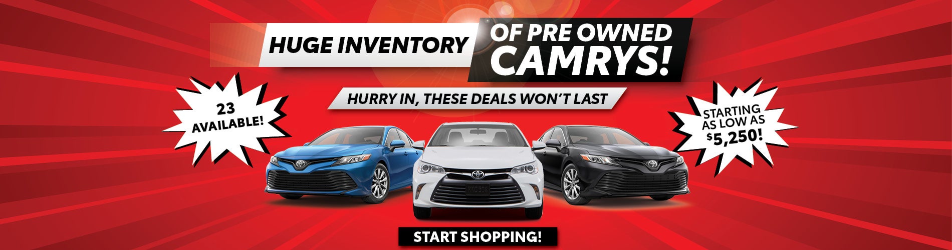 Pre-owned Camrys