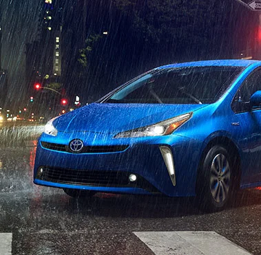 Toyota in Rain