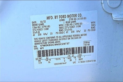 2022 Ford Explorer ST