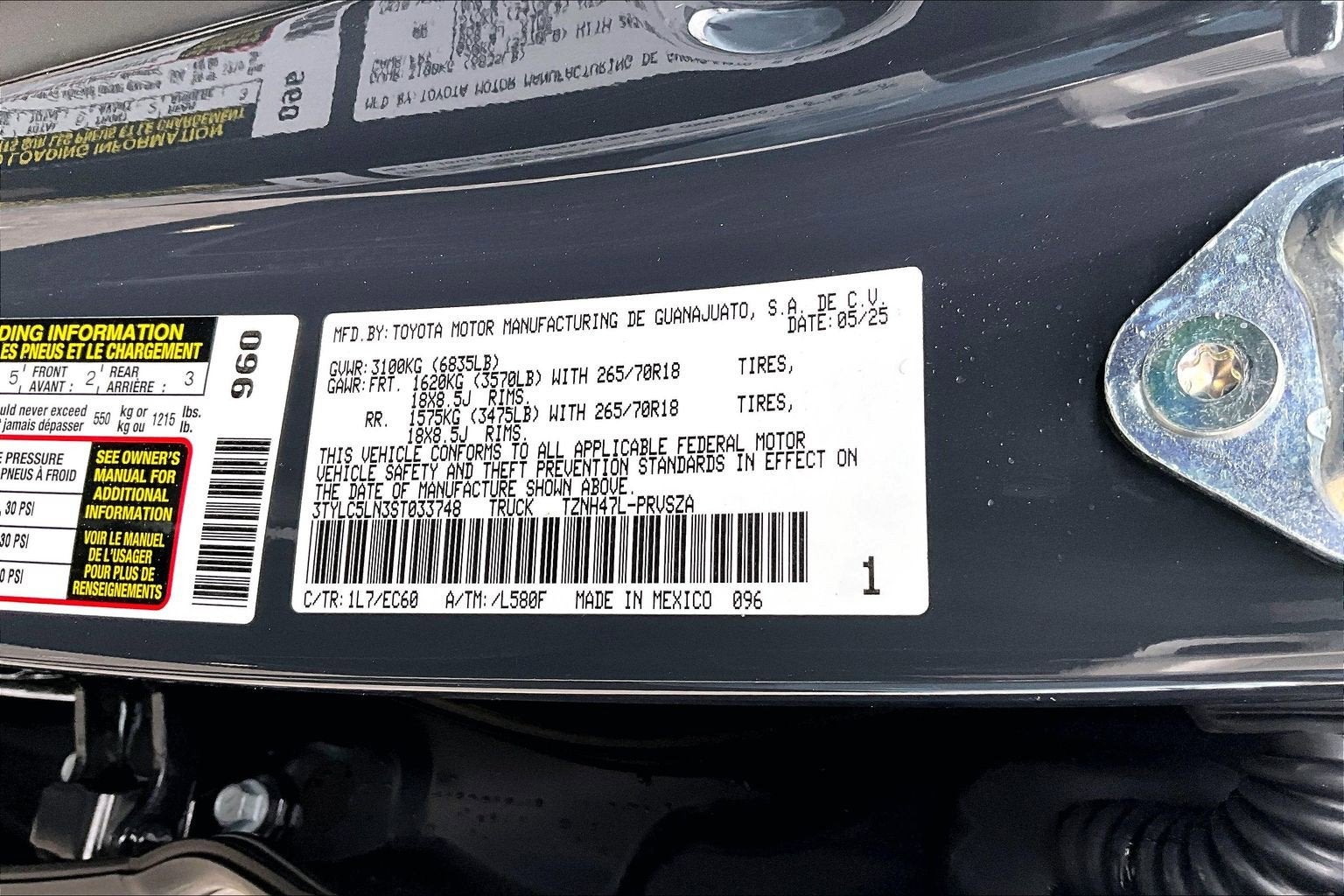 2025 Toyota Tacoma 4WD Base