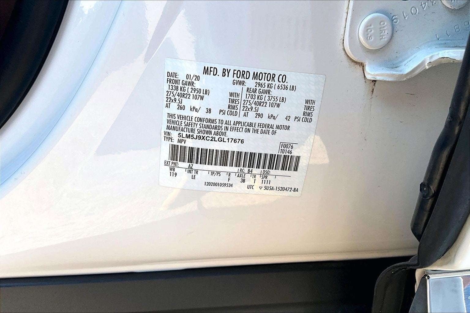 2020 Lincoln Aviator Black Label