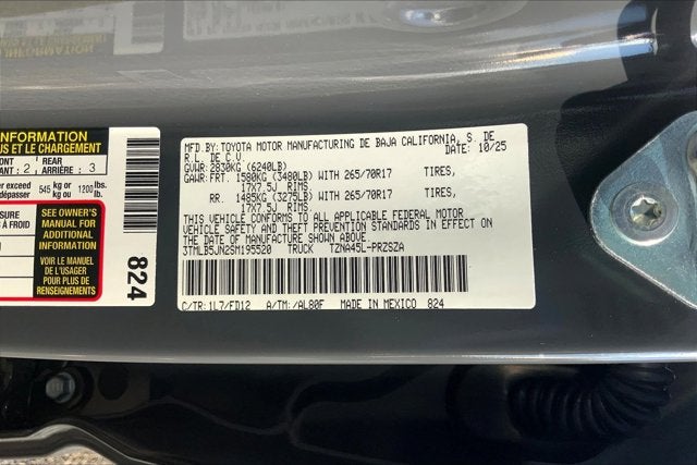 2025 Toyota Tacoma TRD Off-Road