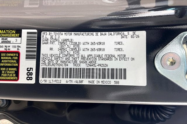 2026 Toyota Tacoma TRD Sport