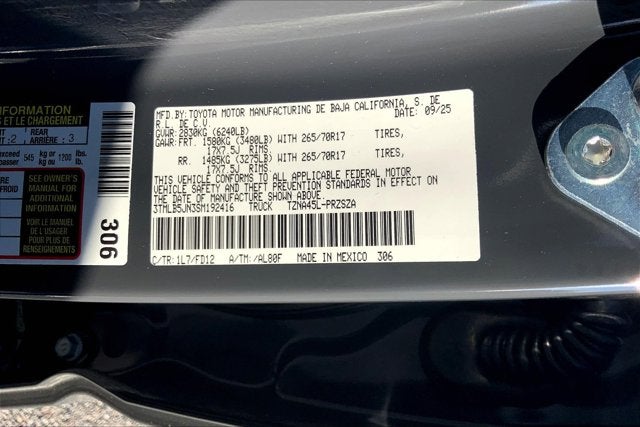 2025 Toyota Tacoma TRD Off-Road