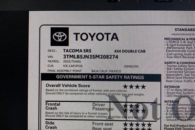 2025 Toyota Tacoma SR5