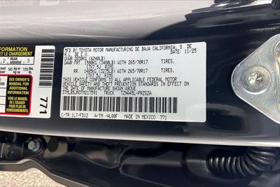 2026 Toyota Tacoma TRD Off-Road