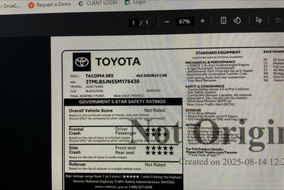 2025 Toyota Tacoma SR5