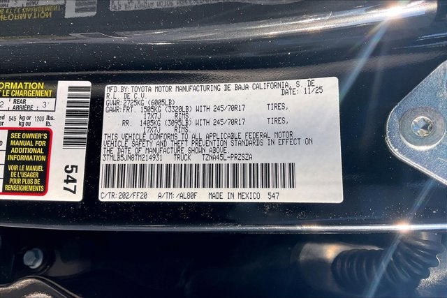 2026 Toyota Tacoma SR5