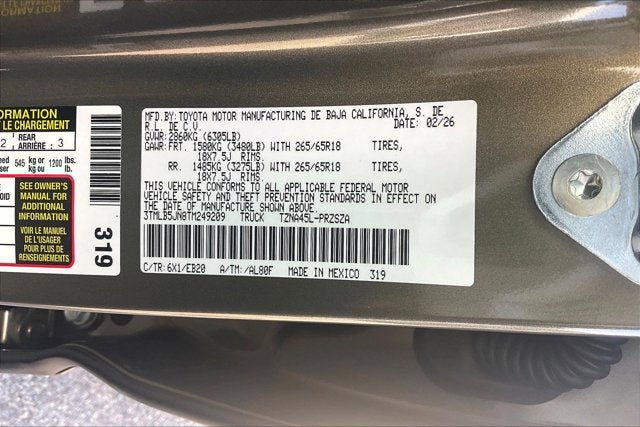 2026 Toyota Tacoma Limited