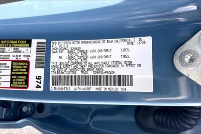 2026 Toyota Tacoma TRD Off-Road