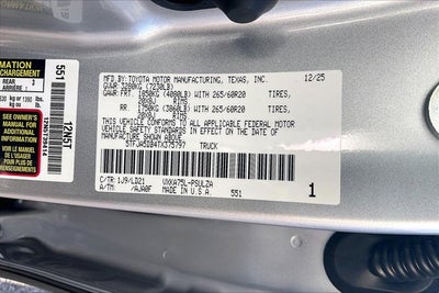 2026 Toyota Tundra Limited