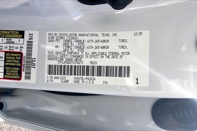 2026 Toyota Tundra SR5