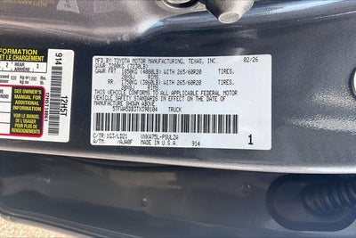 2026 Toyota Tundra Limited