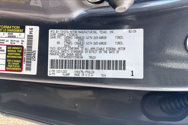 2026 Toyota Tundra Limited