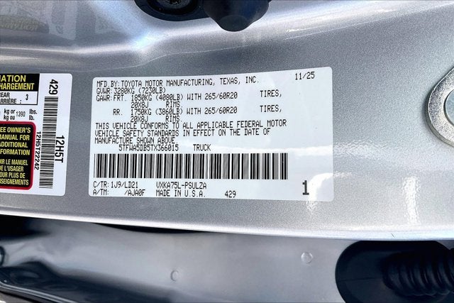 2026 Toyota Tundra Limited