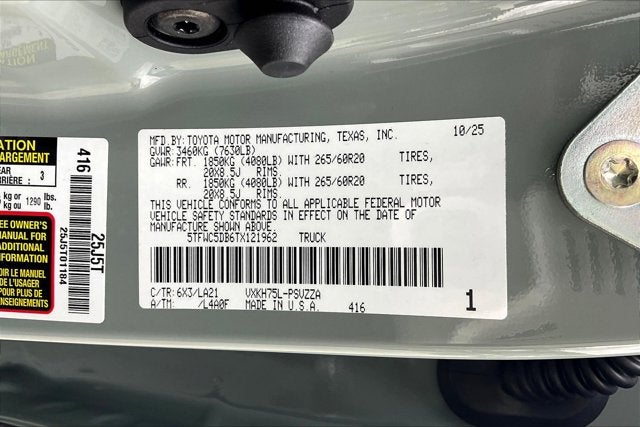 2026 Toyota Tundra i-FORCE MAX Tundra Platinum