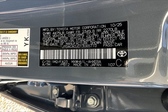 2026 Toyota Prius Plug-in Hybrid SE