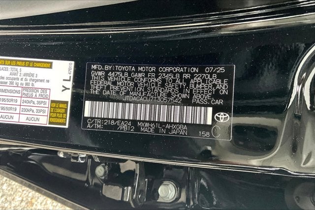 2026 Toyota Prius Plug-in Hybrid Nightshade Edition