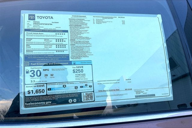 2026 Toyota Toyota Crown Platinum