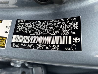 2026 Toyota Corolla Hybrid SE