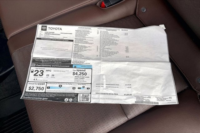 2025 Toyota Land Cruiser Base