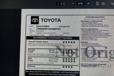 2025 Toyota RAV4 Hybrid XLE