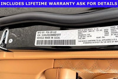 2022 Jeep Grand Cherokee Summit Reserve 4x4