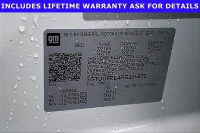 2024 GMC Sierra 1500 4WD Crew Cab Short Box AT4X