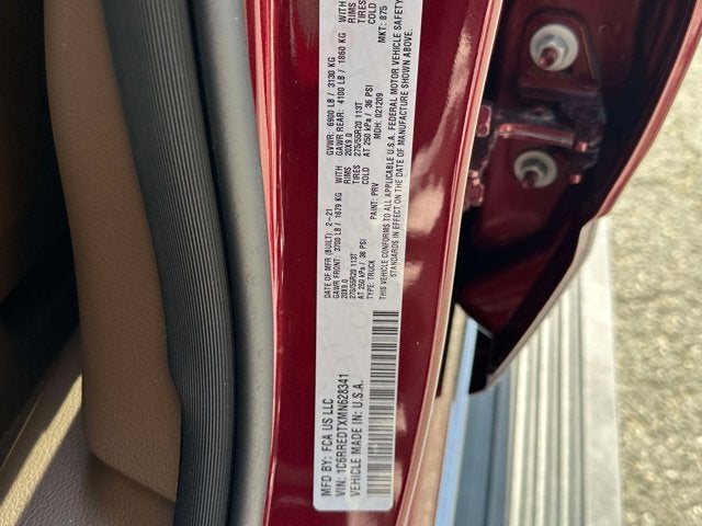 2021 RAM 1500 Laramie Quad Cab 4x2 6'4' Box