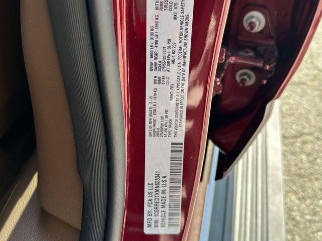 2021 RAM 1500 Laramie Quad Cab 4x2 6'4' Box
