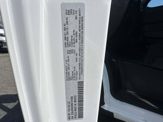 2024 RAM ProMaster 2500 Cargo Van Tradesman High Roof 159' WB w/Pass Seat