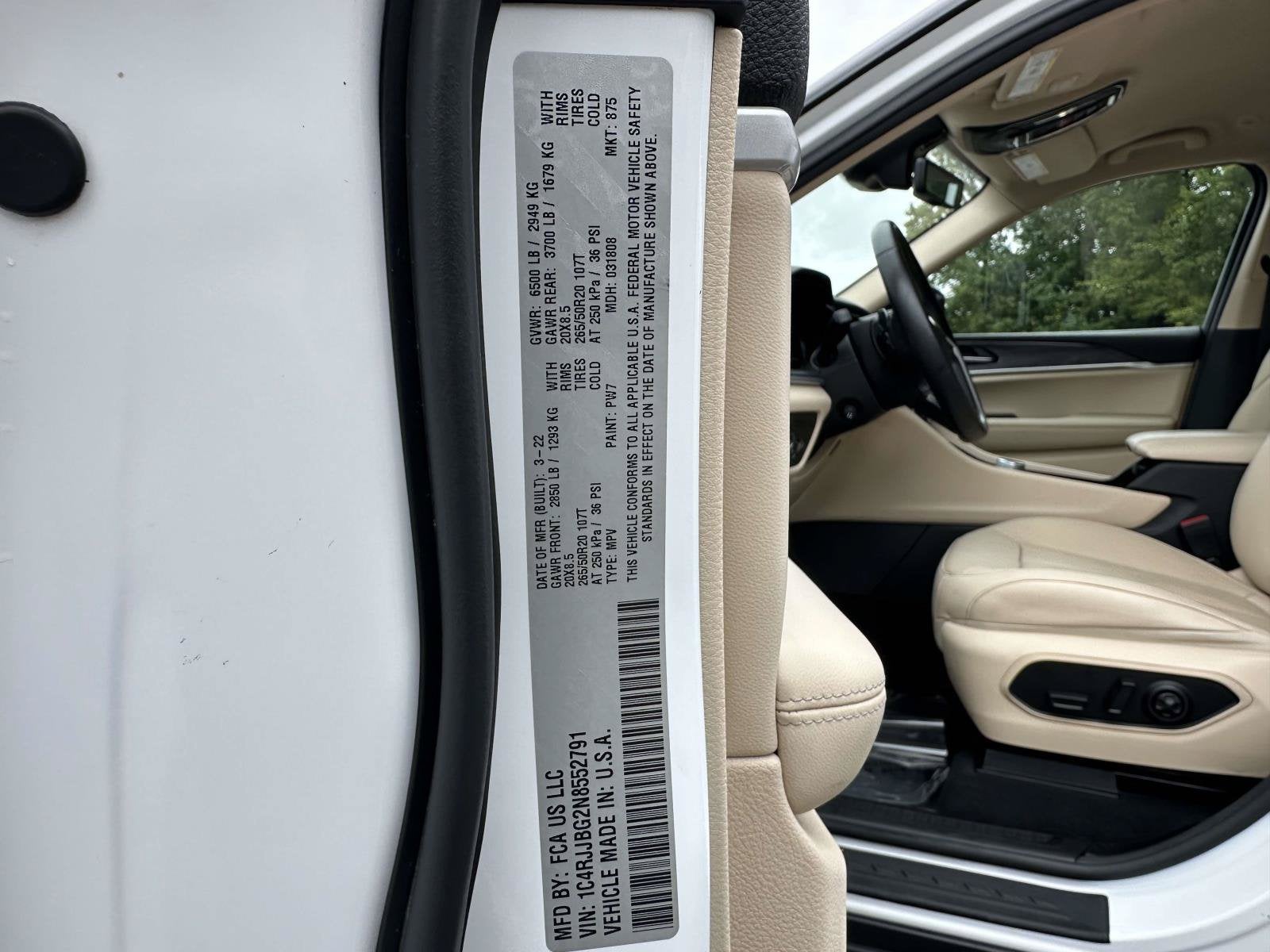 2022 Jeep Grand Cherokee L Limited