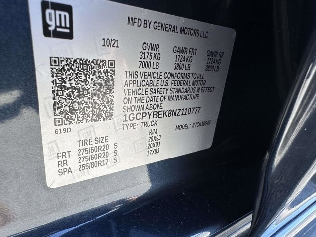 2022 Chevrolet Silverado 1500 LTD Custom