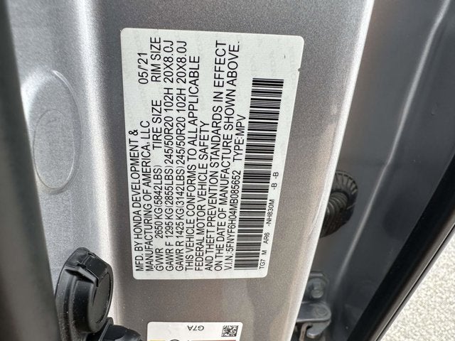 2021 Honda Pilot Elite