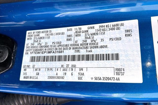 2021 Ford F-150 XL