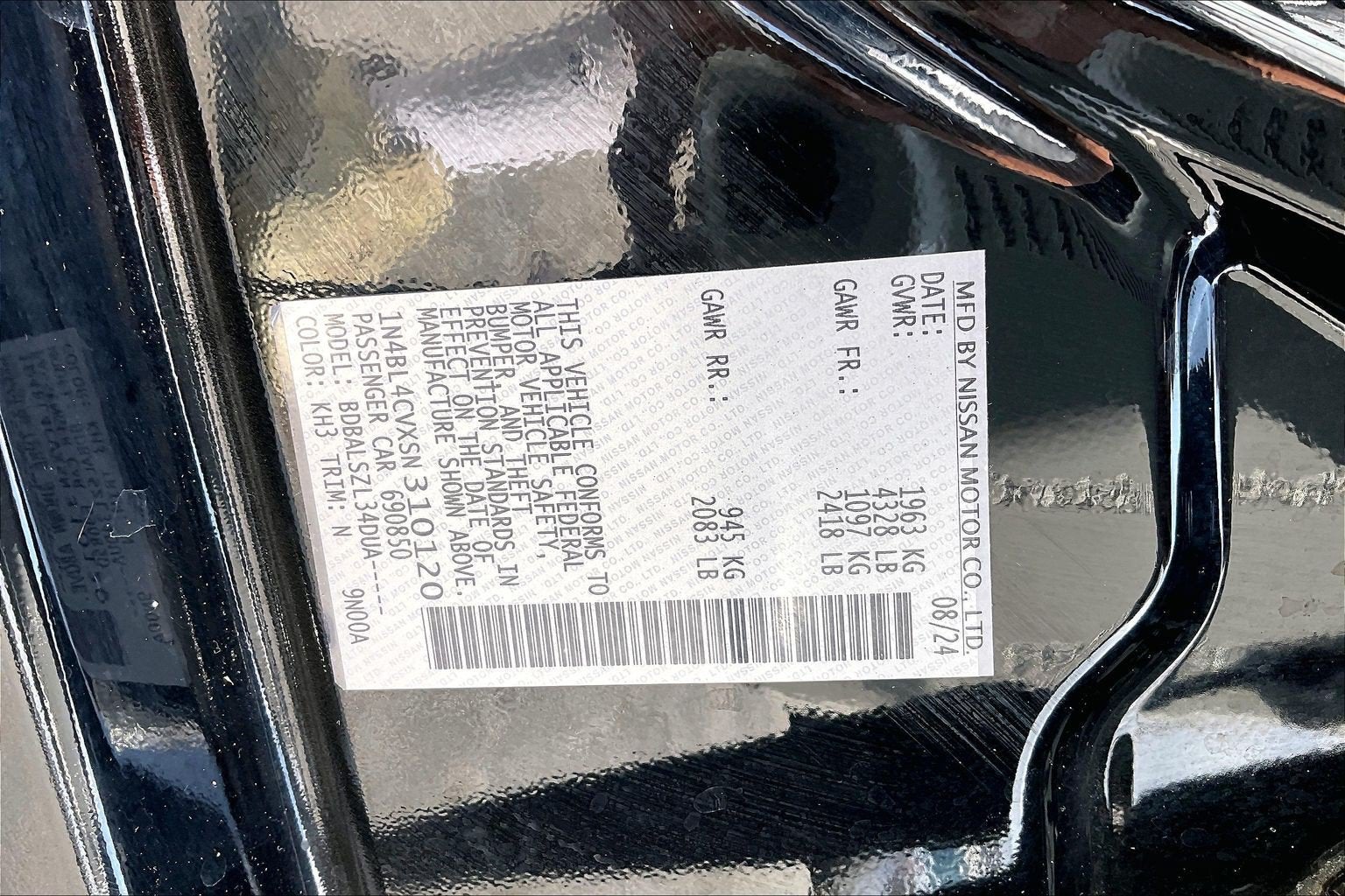 2025 Nissan Altima SR