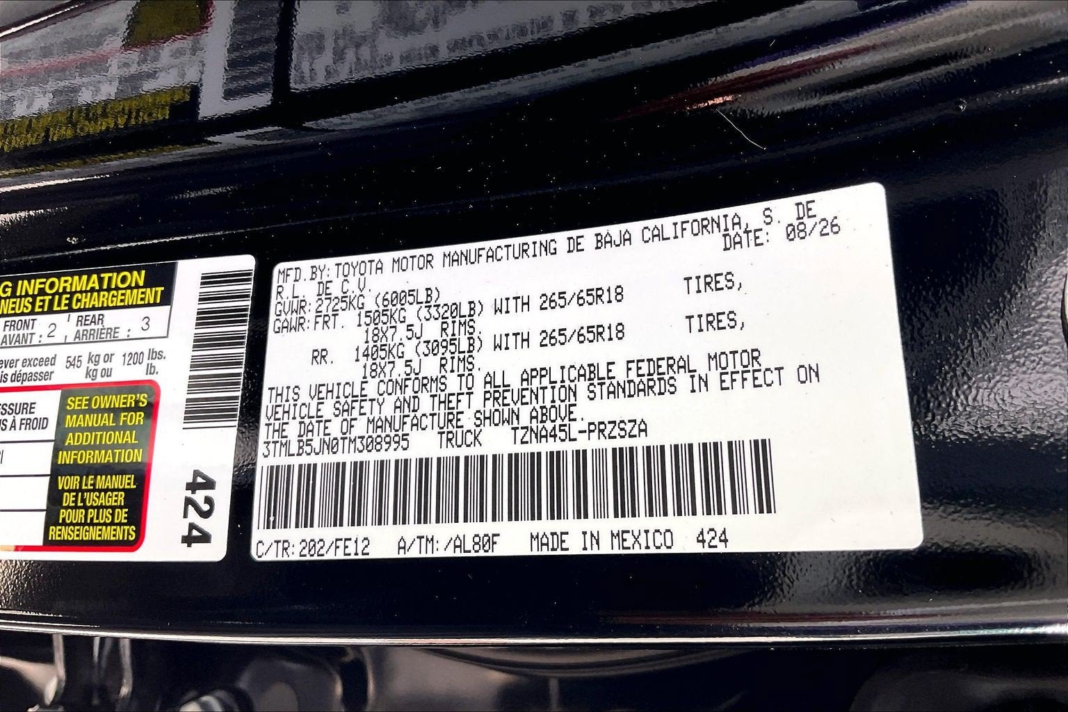 2026 Toyota Tacoma TRD Sport