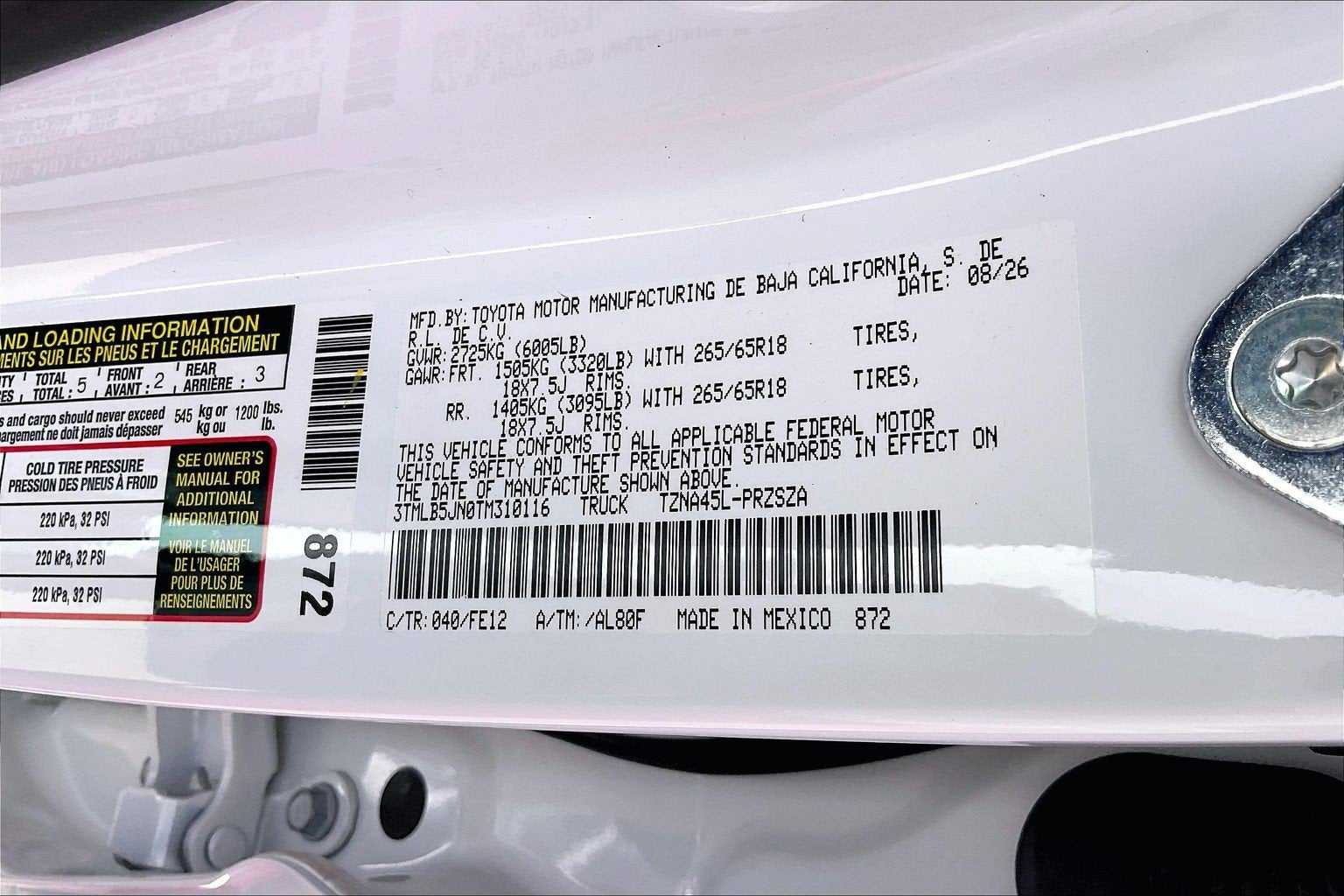 2026 Toyota Tacoma TRD Sport
