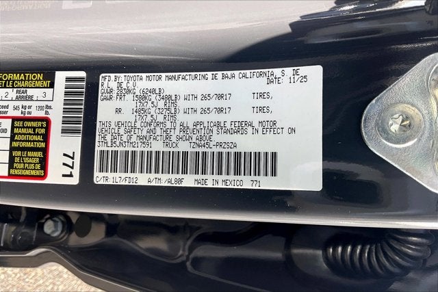 2026 Toyota Tacoma TRD Off-Road