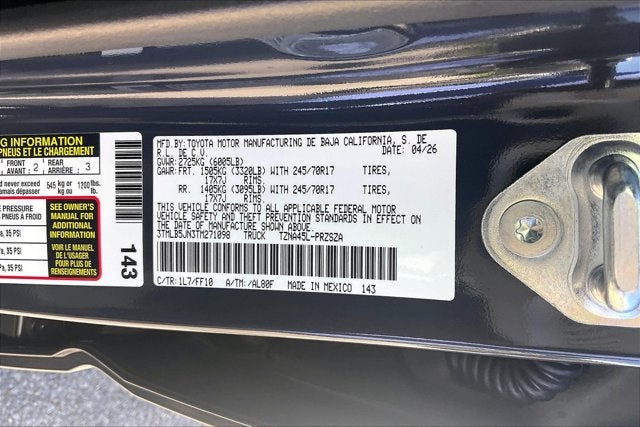 2026 Toyota Tacoma SR5