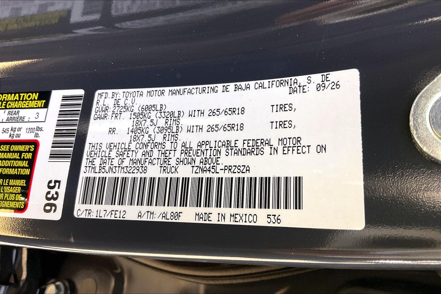 2026 Toyota Tacoma TRD Sport