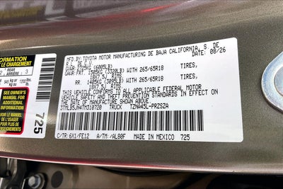 2026 Toyota Tacoma 4WD TRD Sport