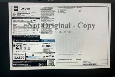 2025 Toyota Tacoma 4WD TRD Off Road