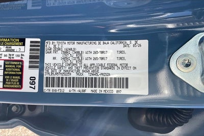 2026 Toyota Tacoma 4WD TRD Off Road