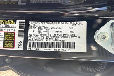 2026 Toyota Tacoma 4WD SR5