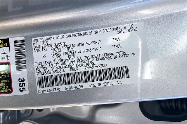 2026 Toyota Tacoma SR5