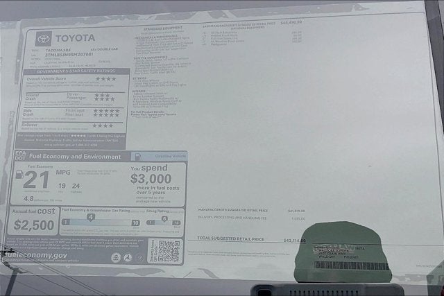 2025 Toyota Tacoma 4WD SR5