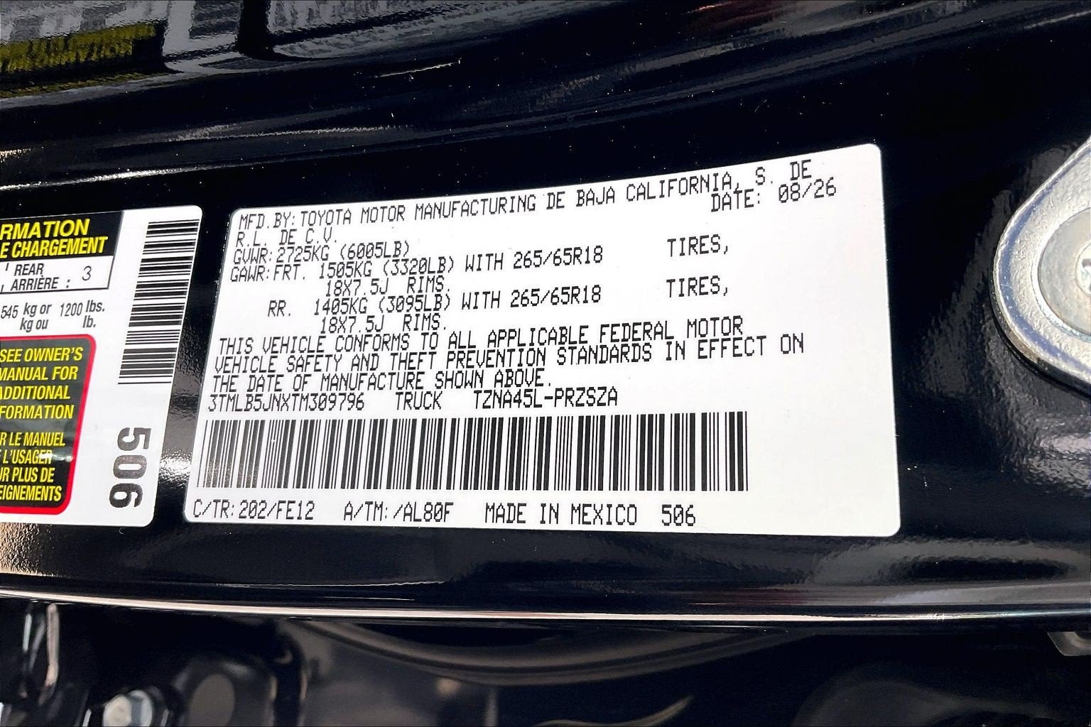2026 Toyota Tacoma TRD Sport