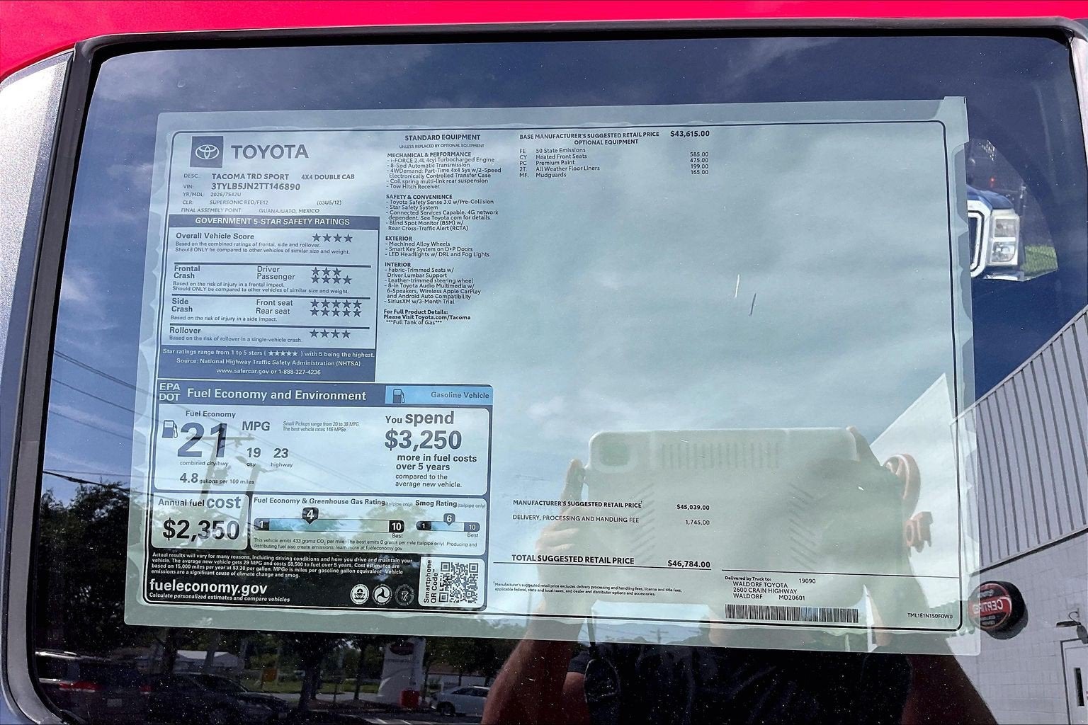 2026 Toyota Tacoma 4WD TRD Sport