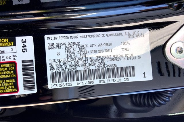 2026 Toyota Tacoma i-FORCE MAX TRD Pro